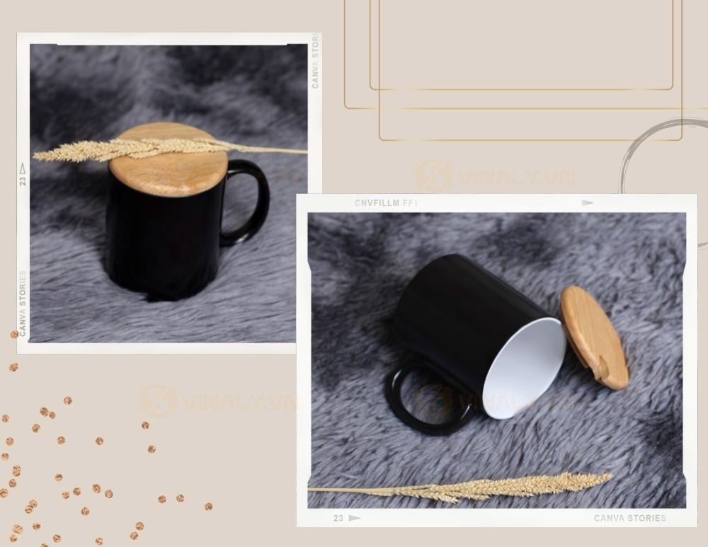 LY SỨ BIẾN HÌNH CẢM ỨNG NHIỆT CÓ NẮP LY SỨ BIẾN HÌNH CẢM ỨNG NHIỆT CÓ NẮP