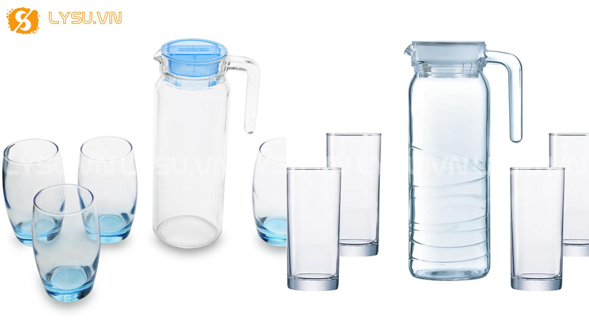 Bộ bình ly thủy tinh Luminarc New Morning 5 món