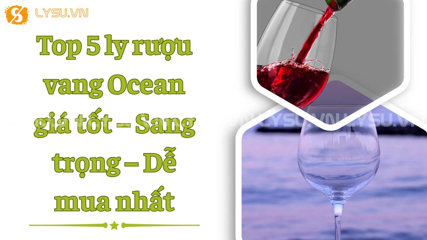 Bạn đang tìm kiếm một chiếc ly rượu đẹp để dùng trong tiệc gia đình, buổi hẹn hò hoặc đơn giản là tận hưởng một ly vang sau ngày dài? Ly rượu vang Ocean là lựa chọn lý tưởng với thiết kế tinh tế, cầm vừa tay và mức giá cực kỳ dễ chịu