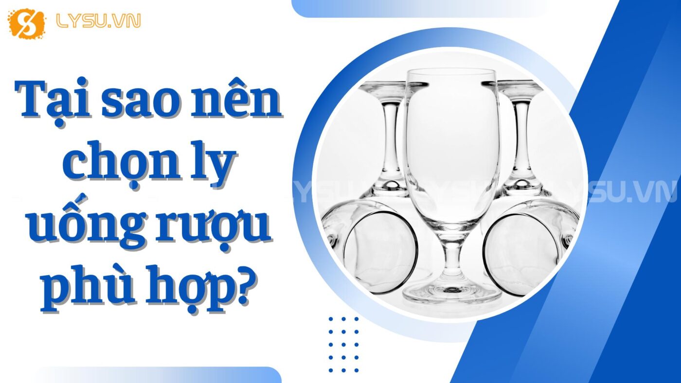 5 Mẫu ly uống rượu cao cấp được ưa chuộng hiện nay - Ly sứ Vinaly