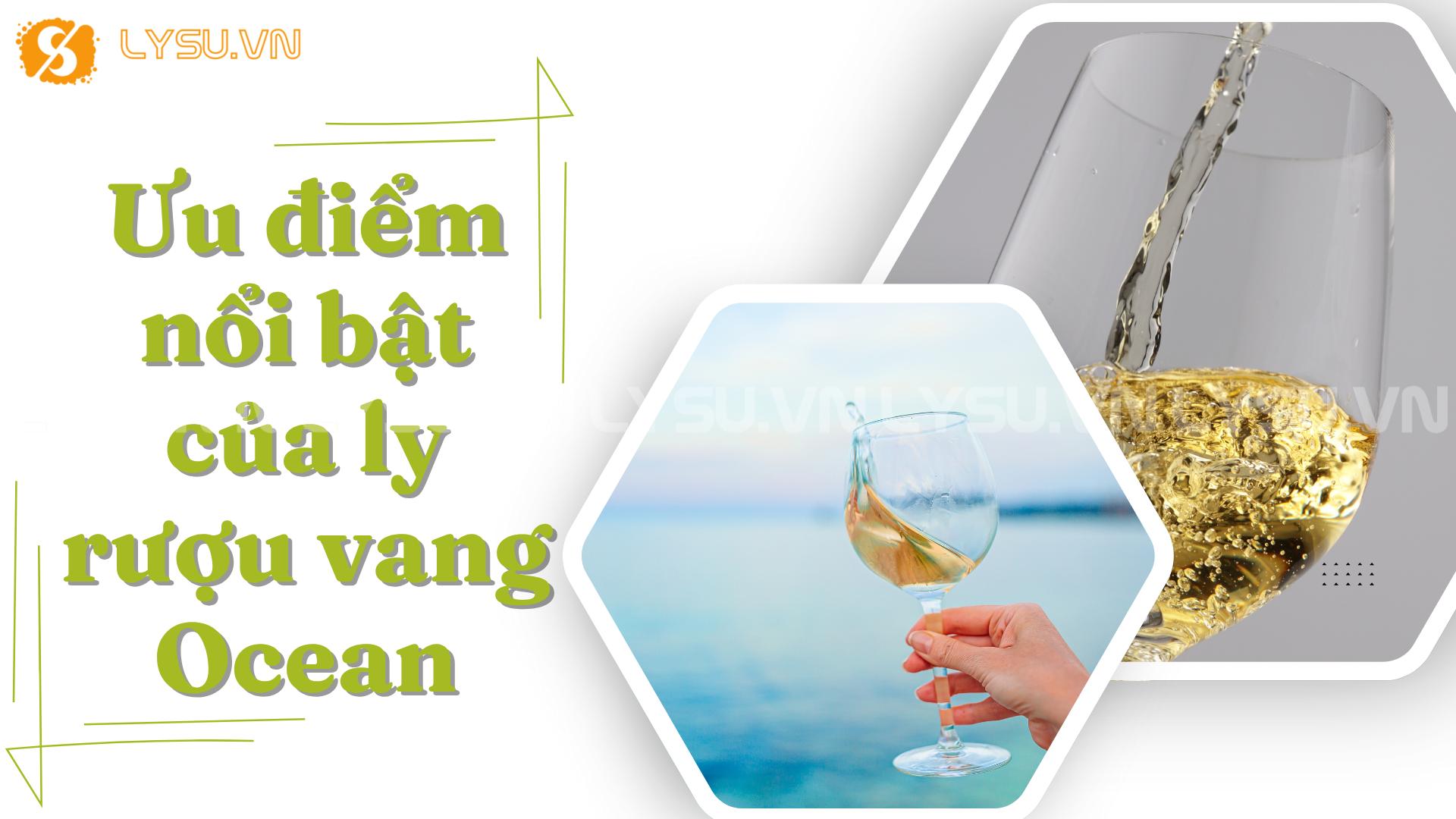 Ưu điểm nổi bật của ly rượu vang Ocean