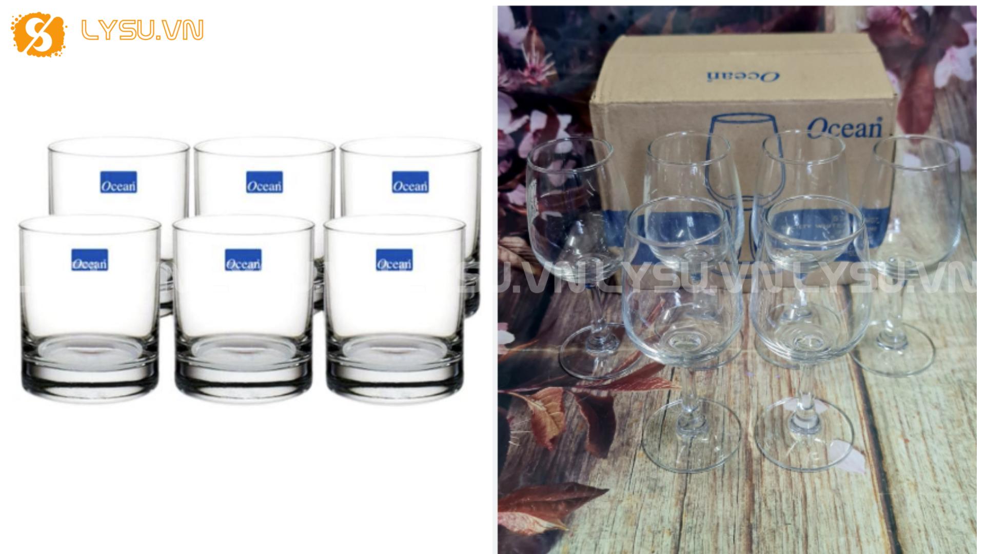 Bộ ly uống rượu Ocean (Thái Lan)